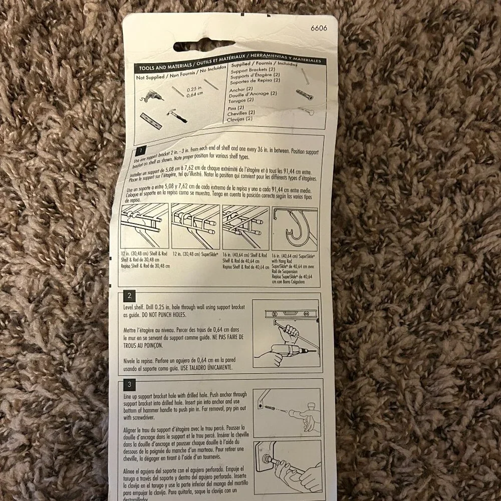 2 ClosetMaid 6606 White 12
